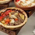 Pottery Mozat with Vegetables